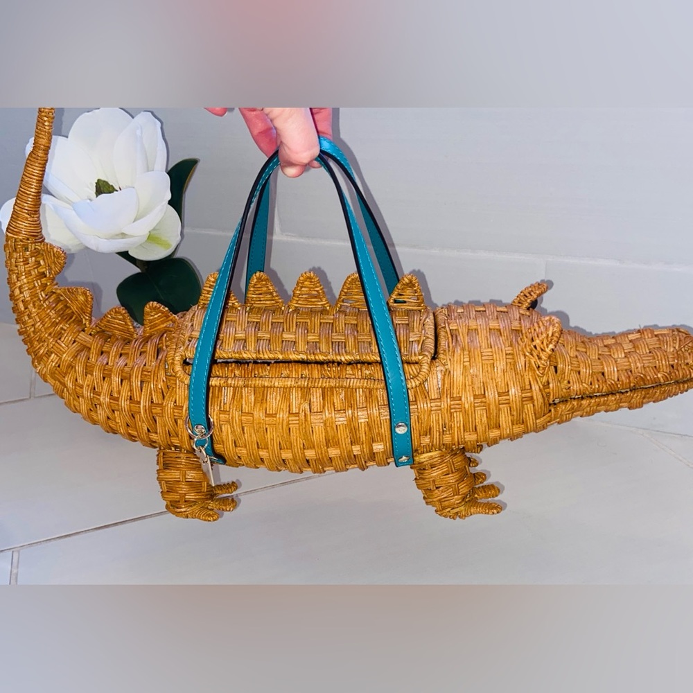 Kate Spade Swamped Alligator Handbag - Picture 8 of 13